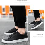 Stylish sneakers in two classic colors: white and black