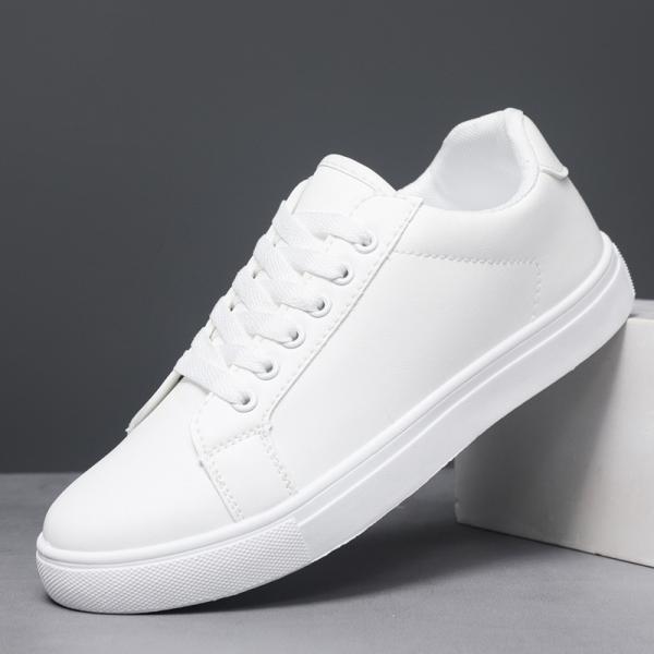 Stylish sneakers in two classic colors: white and black
