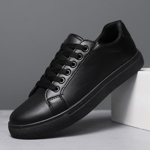 Stylish sneakers in two classic colors: white and black