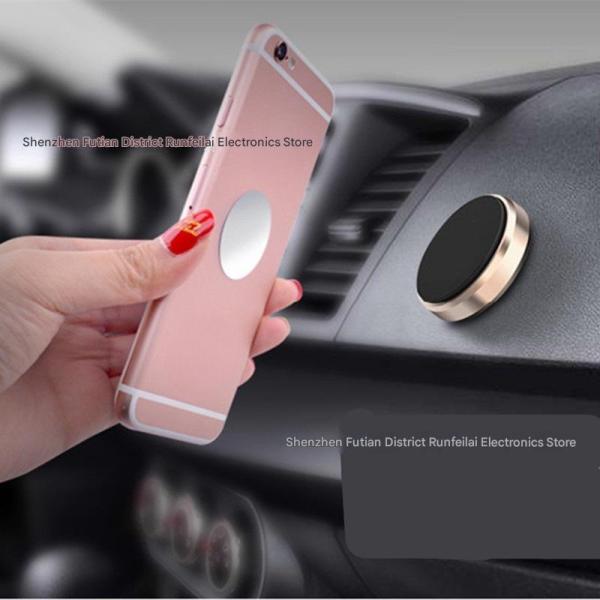 Magnetic car phone holder for stability and elegance while driving. Keep your phone within easy reach.
