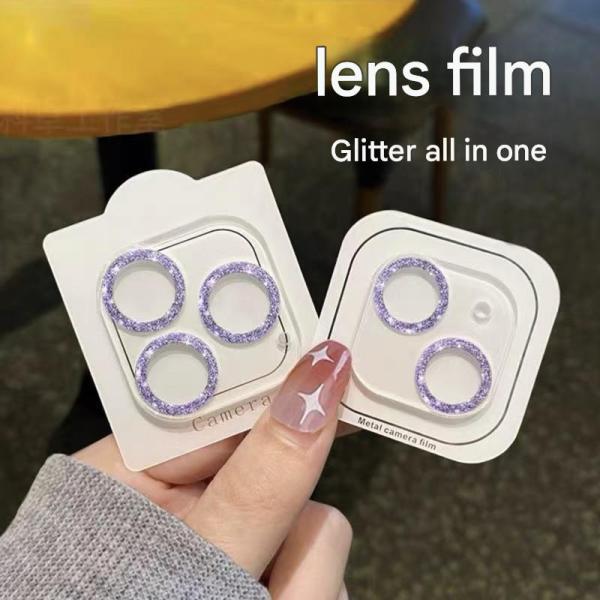 Shiny camera lens protector: protection and style in one touch