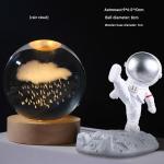 Glass globes with illuminated base. Multiple designs to suit different tastes.