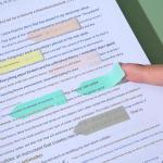 Arrow-shaped sticky tabs to organize your studies smartly and stylishly.