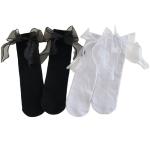 3D Butterfly Design Solid Color Kids' Straight Socks (1 Pair)