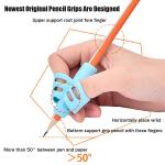 Colorful pencil grips to help kids