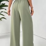 High-Waisted Wide-Leg Women's Casual Thin Pants