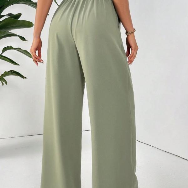 High-Waisted Wide-Leg Women's Casual Thin Pants