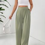 High-Waisted Wide-Leg Women's Casual Thin Pants