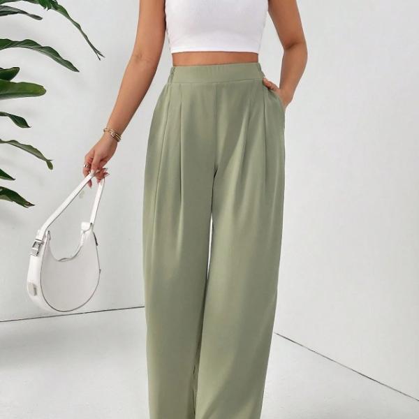 High-Waisted Wide-Leg Women's Casual Thin Pants