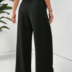 High-Waisted Wide-Leg Women's Casual Thin Pants