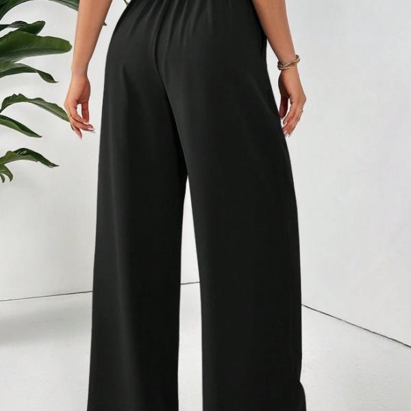 High-Waisted Wide-Leg Women's Casual Thin Pants