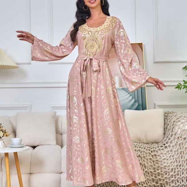 Dream Dress - Royal Pink with Beautiful, Gorgeous Embroidery ✨ Shine like a princess in everything with this luxurious factor to give you an unforgettable presence