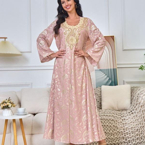 Dream Dress - Royal Pink with Beautiful, Gorgeous Embroidery ✨ Shine like a princess in everything with this luxurious factor to give you an unforgettable presence