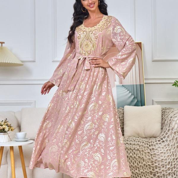 Dream Dress - Royal Pink with Beautiful, Gorgeous Embroidery ✨ Shine like a princess in everything with this luxurious factor to give you an unforgettable presence