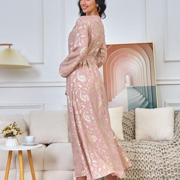 Dream Dress - Royal Pink with Beautiful, Gorgeous Embroidery ✨ Shine like a princess in everything with this luxurious factor to give you an unforgettable presence