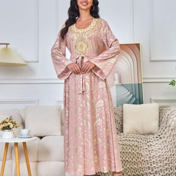 Dream Dress - Royal Pink with Beautiful, Gorgeous Embroidery ✨ Shine like a princess in everything with this luxurious factor to give you an unforgettable presence