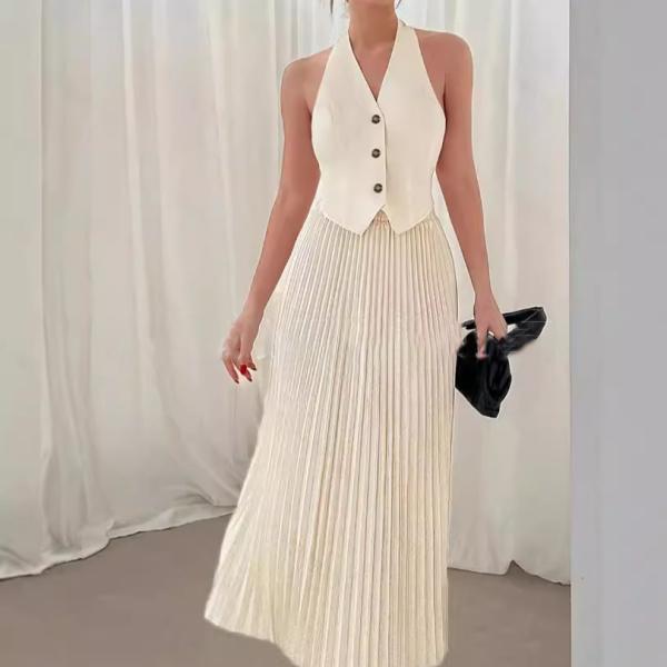 Sleeveless French-Style Dress