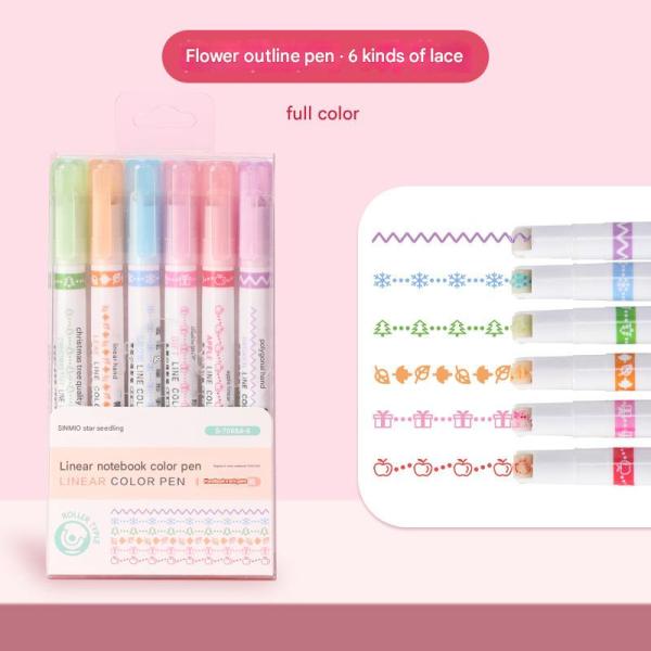 Flower pen, distinctive shapes