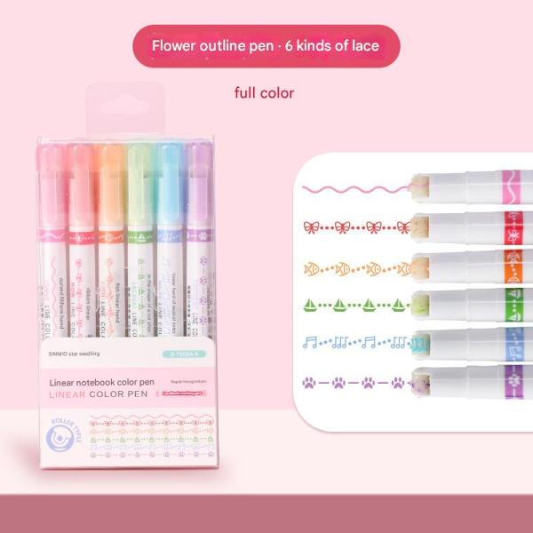 Flower pen, distinctive shapes