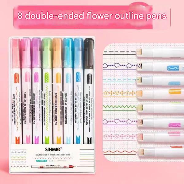 Flower pen, distinctive shapes