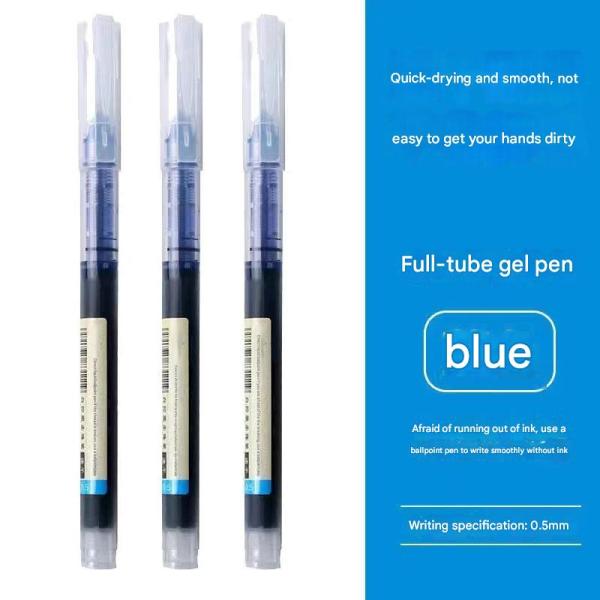 0.5mm Straight Liquid Quick Dry Gel Ink Pen