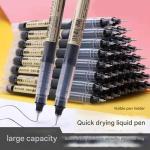 0.5mm Straight Liquid Quick Dry Gel Ink Pen