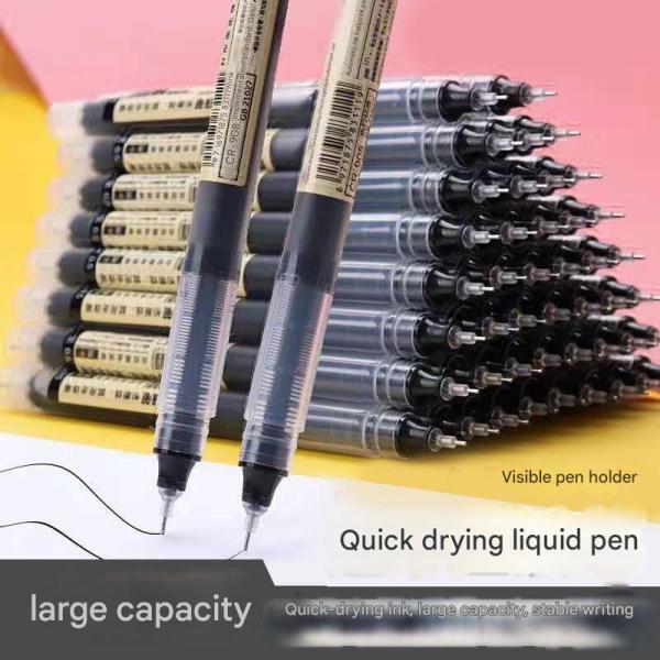 0.5mm Straight Liquid Quick Dry Gel Ink Pen