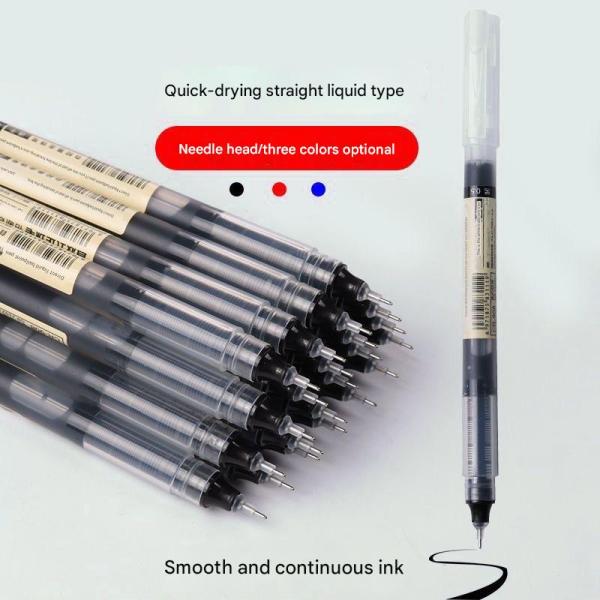 0.5mm Straight Liquid Quick Dry Gel Ink Pen