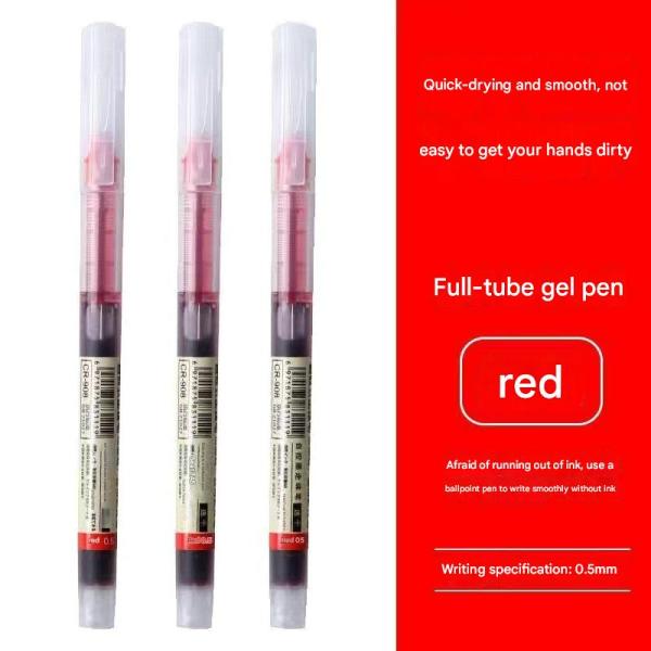 0.5mm Straight Liquid Quick Dry Gel Ink Pen