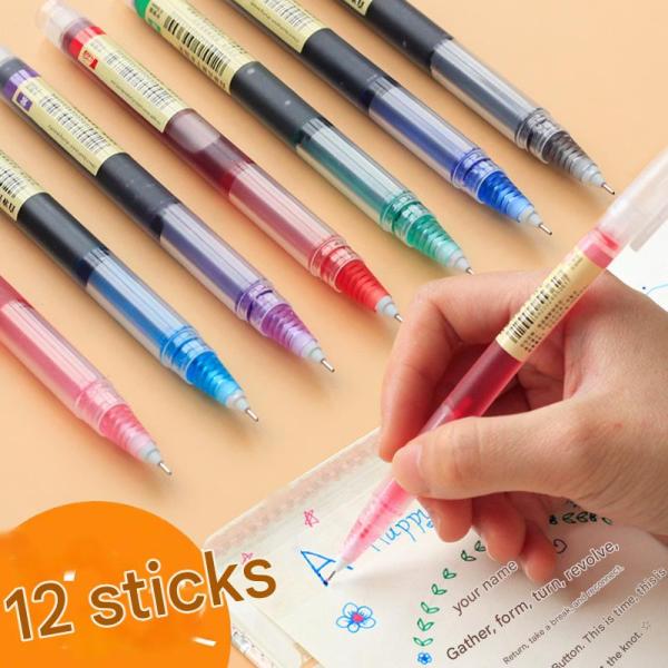12 ballpoint pens