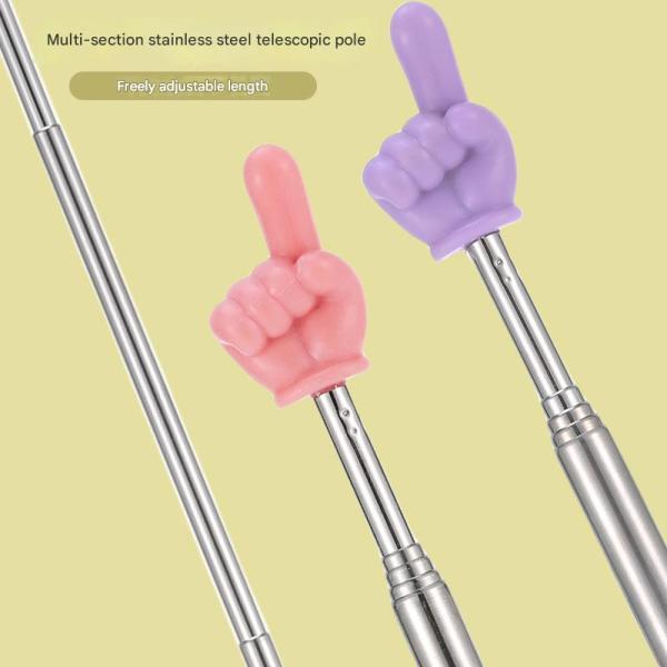 Telescopic teaching stick for pointing