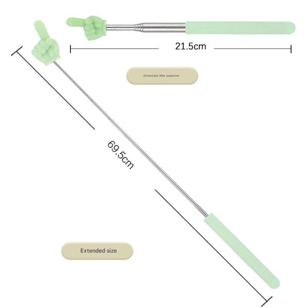 Telescopic teaching stick for pointing