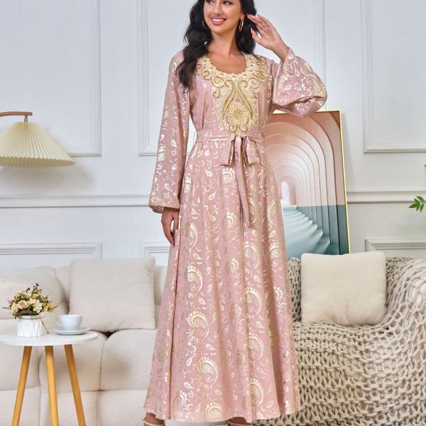 Dream Dress - Royal Pink with Beautiful, Gorgeous Embroidery ✨ Shine like a princess in everything with this luxurious factor to give you an unforgettable presence