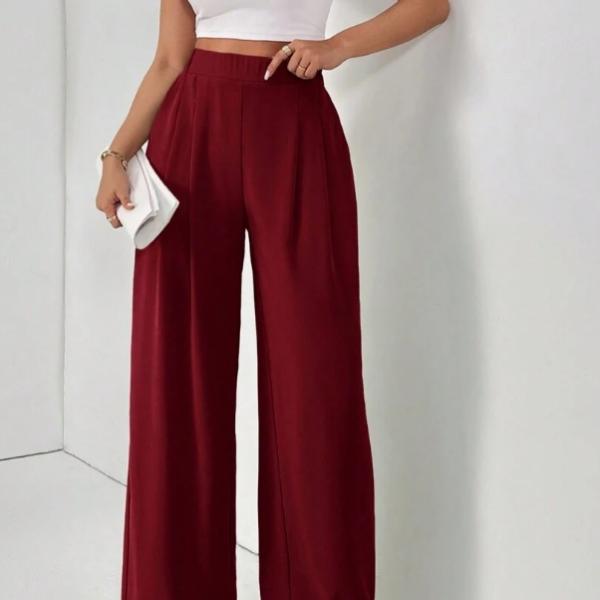 High-Waisted Wide-Leg Women's Casual Thin Pants
