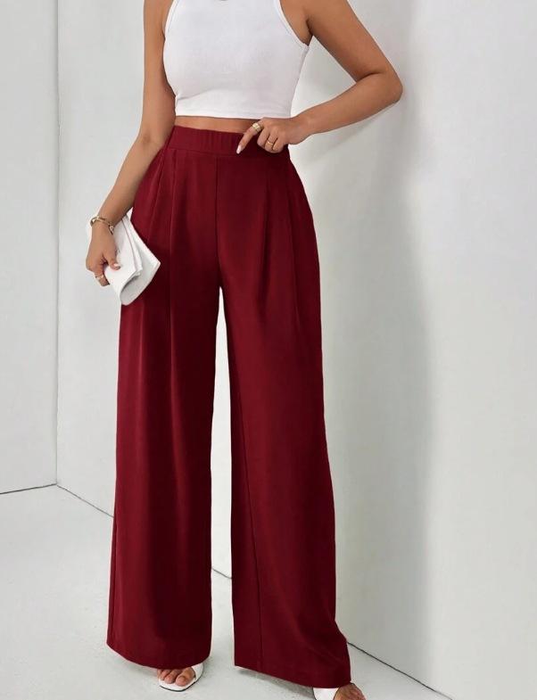 High-Waisted Wide-Leg Women's Casual Thin Pants
