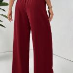 High-Waisted Wide-Leg Women's Casual Thin Pants
