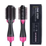 Stylish hot air comb with a modern design. Combine drying and styling in one step.