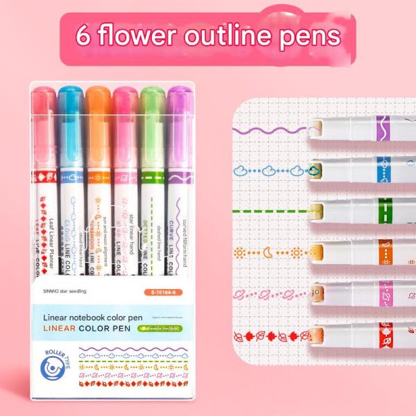 Flower pen, distinctive shapes