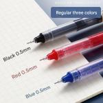 0.5mm Straight Liquid Quick Dry Gel Ink Pen