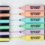 6-piece multi-color highlighter pen