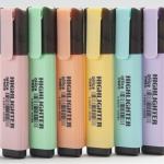 6-piece multi-color highlighter pen