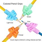 Colorful pencil grips to help kids