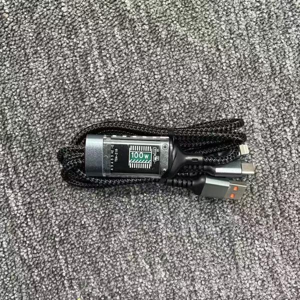 100W Smart Multi-Function Charging Cable with Advanced Technology